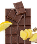 Unwrapped Organic Dark Chocolate Lemon Ginger with Black Pepper Bar