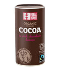 A can of Organic Hispaniola Cocoa