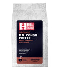 front of Organic D.R. Congo medium roast coffee bag