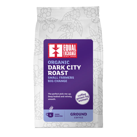 Organic Dark City Roast Ground Coffee bag