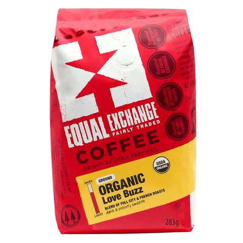 Organic Love Buzz Ground Coffee bag