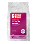 front of Organic Medium Roast coffee bag