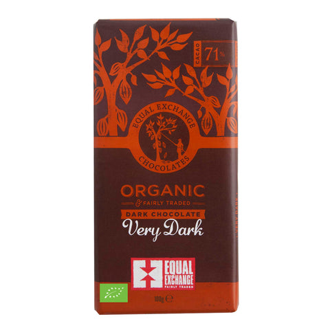  Equal Exchange Organic Very Dark Chocolate bar 71% cacao